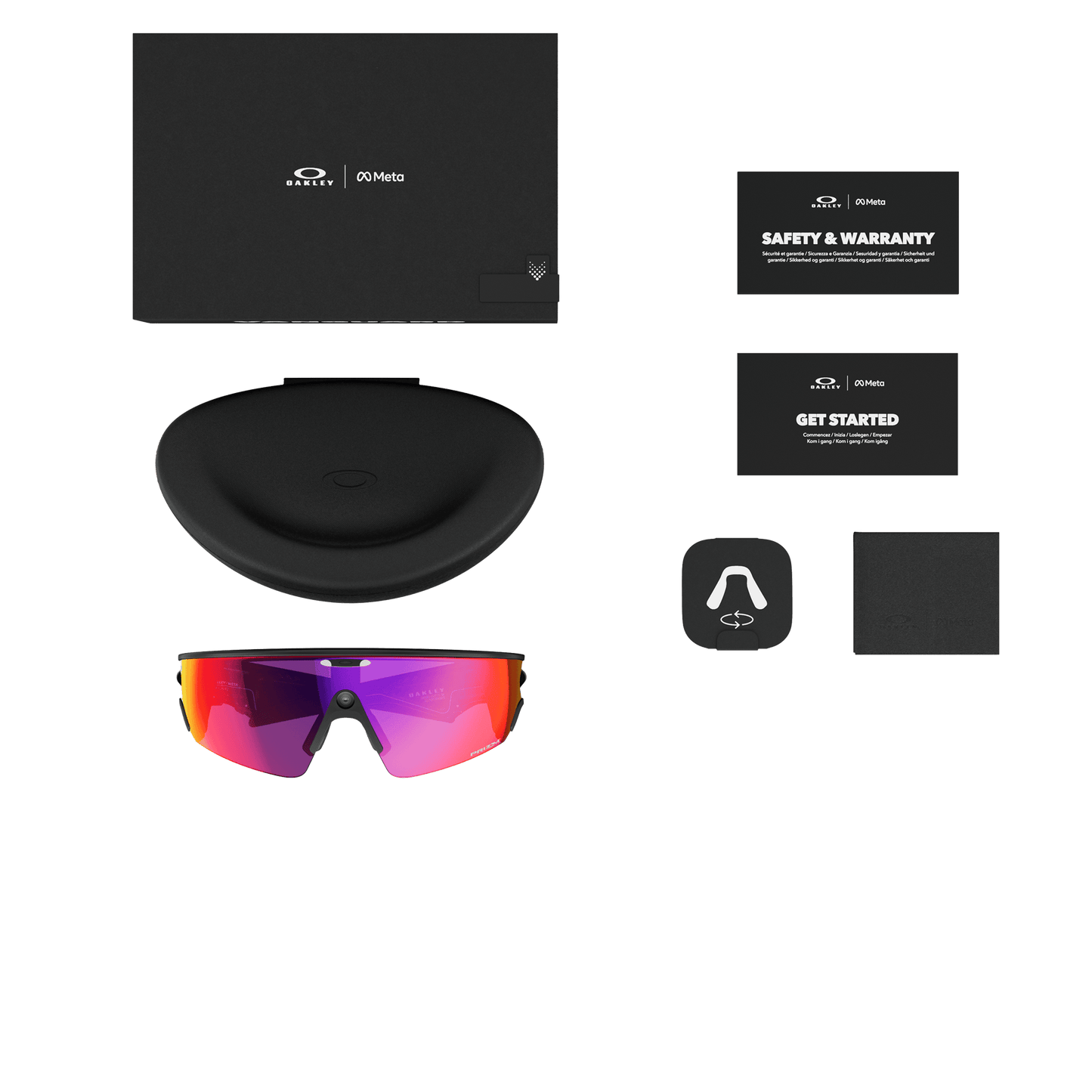 Oakley Meta Vanguard Glasses - Black Prizm Road