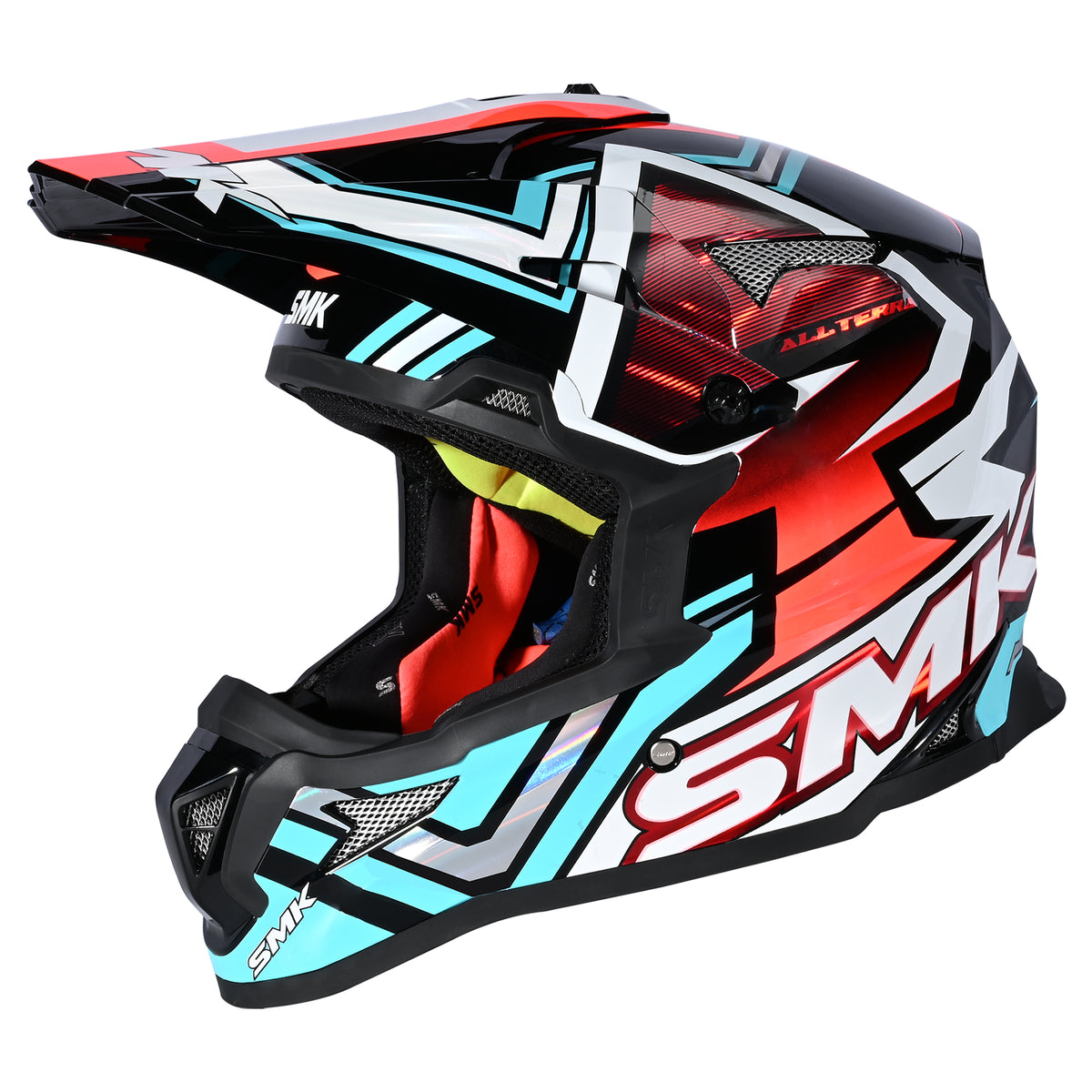 SMK Allterra Helmet X-Aces - Black / Blue / Red GL253