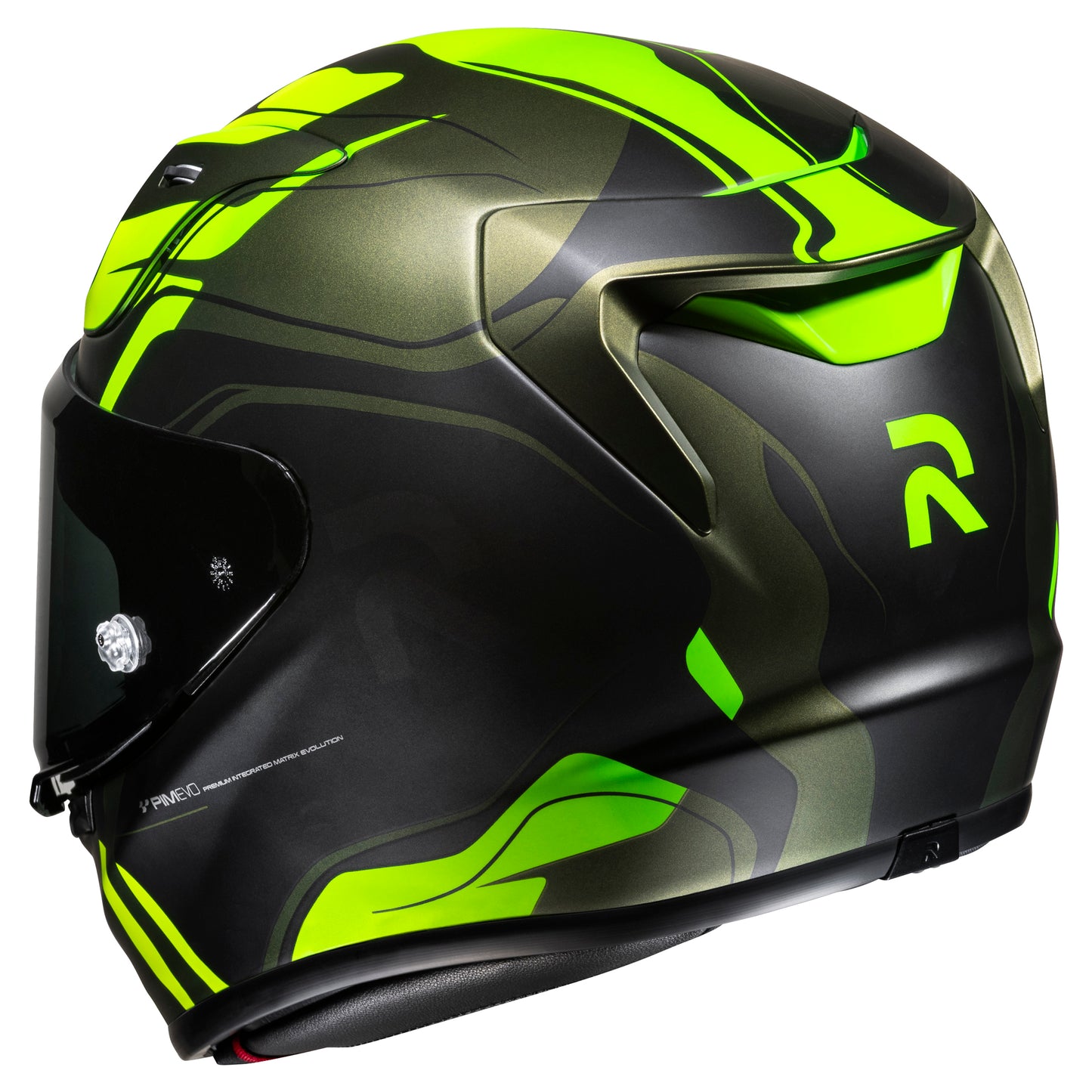 HJC RPHA 12 Lawin MC-4SF Helmet - Black / Green