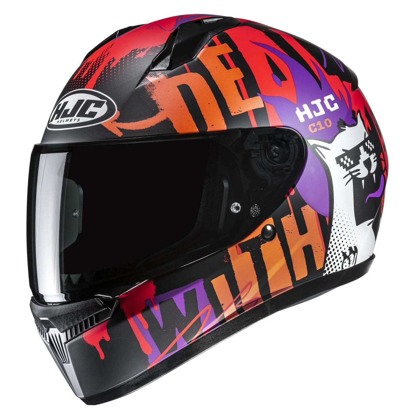 HJC C10 Helmet - Fop MC-7SF