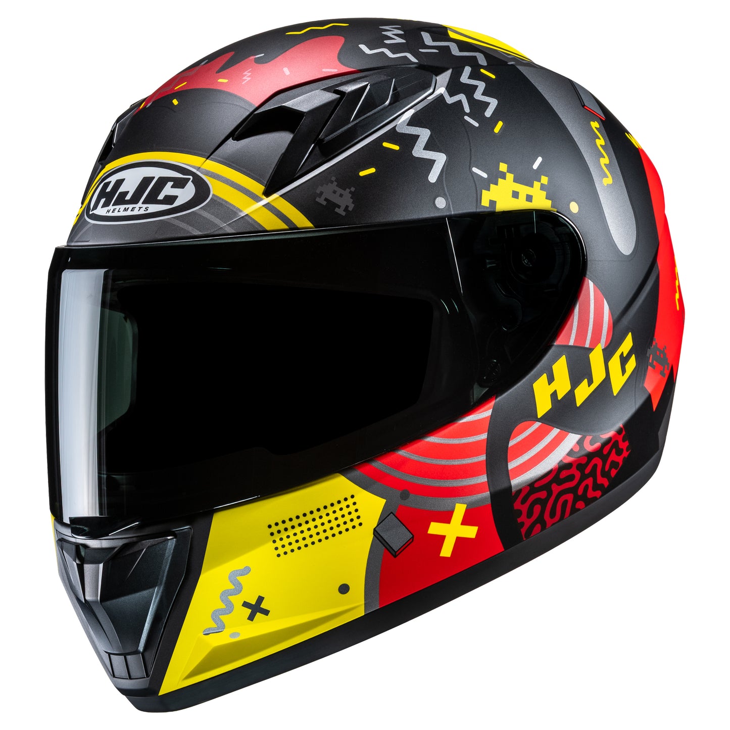 HJC Y10 Youth Helmet Mika MC-1SF - Black / Red