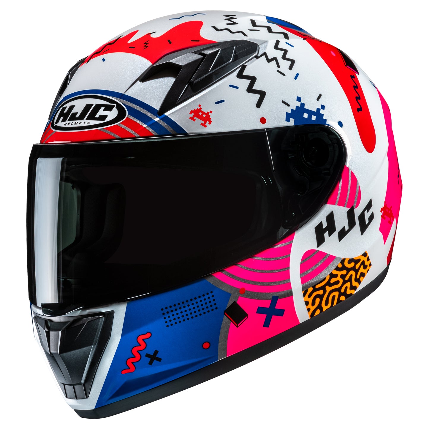 HJC Y10 Youth Helmet Mika MC-28 - White / Pink