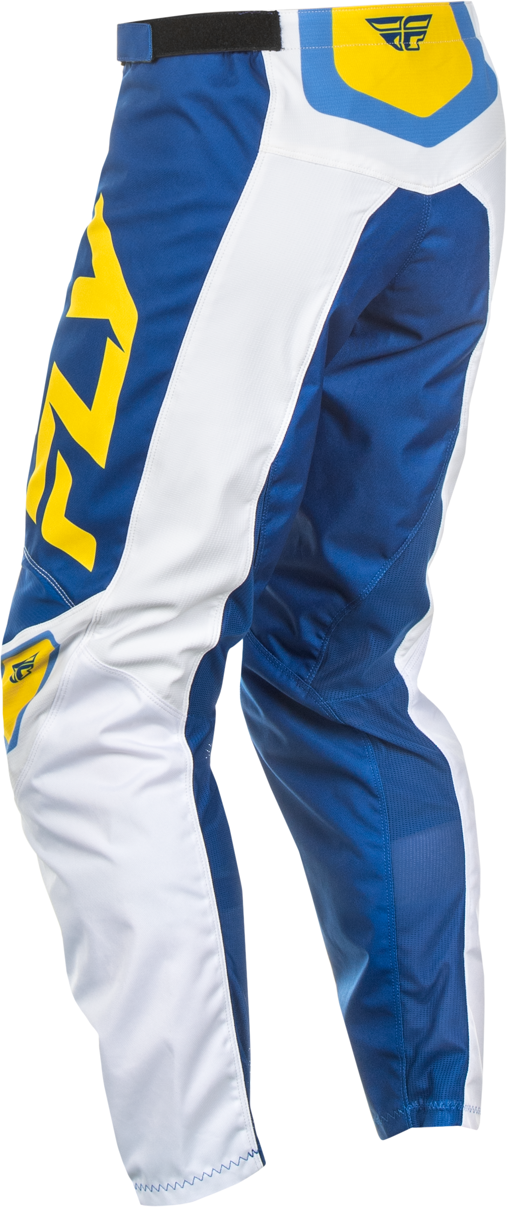 Fly MX25 F-16 Pants White Blue Yellow