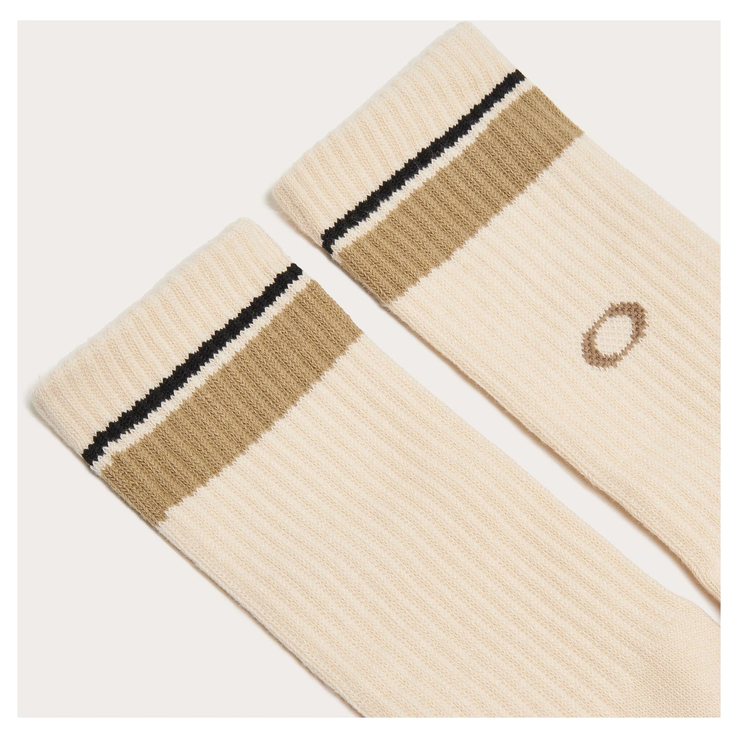 Oakley Essential Socks (3 Pack) - White / Brown