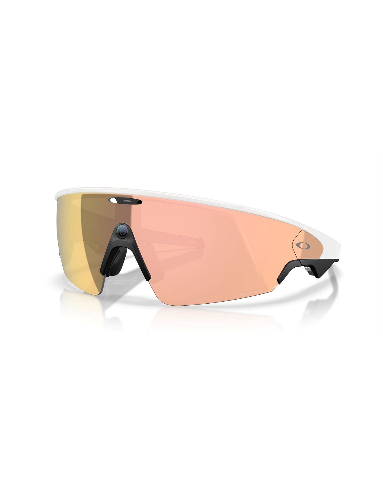Oakley Meta Vanguard Glasses - White / Prizm Rose Gold