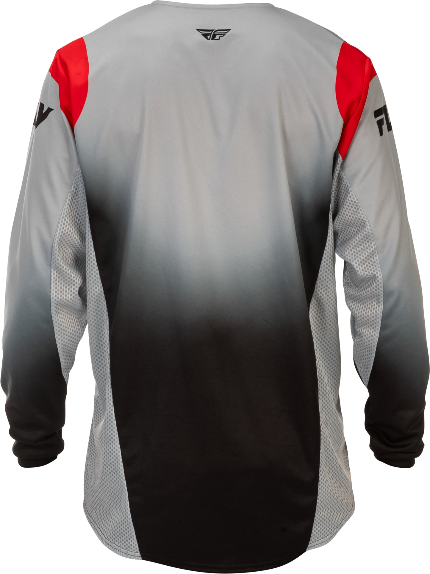 Fly MX26 Youth Kinetic DBK Jersey - Grey / Black / Red