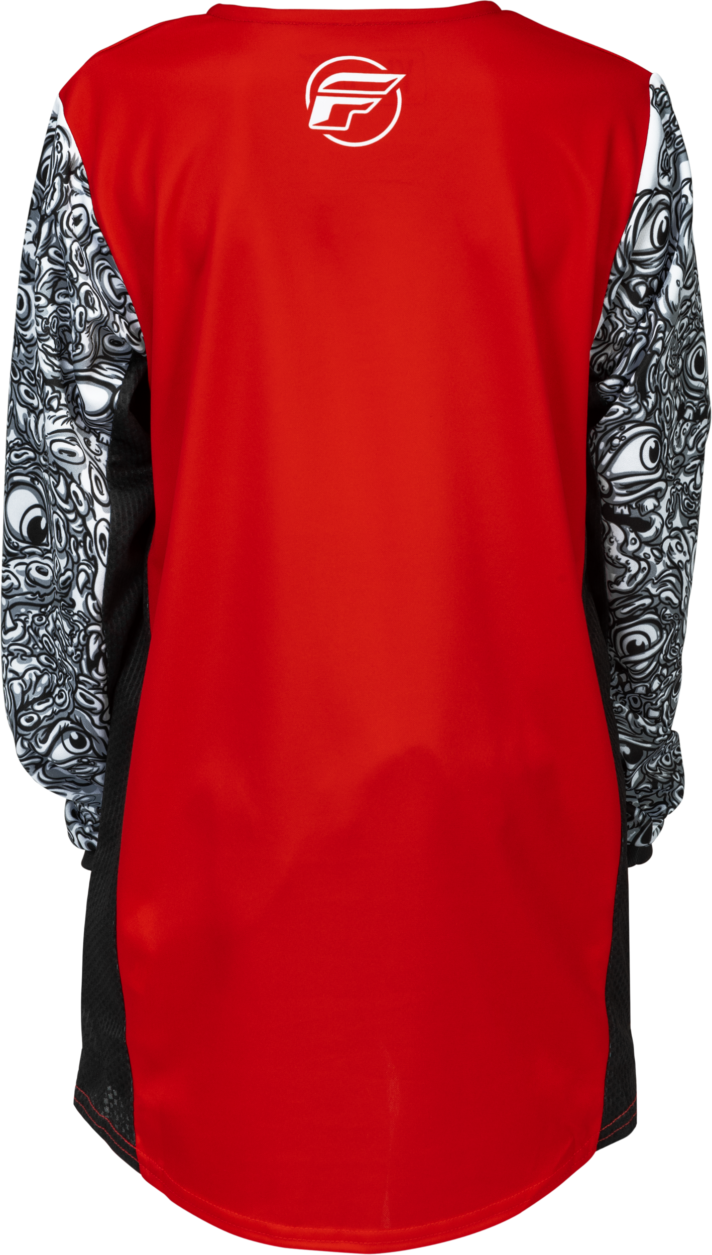 Fly MX26 Youth Kinetic Jersey - Red / White / Black