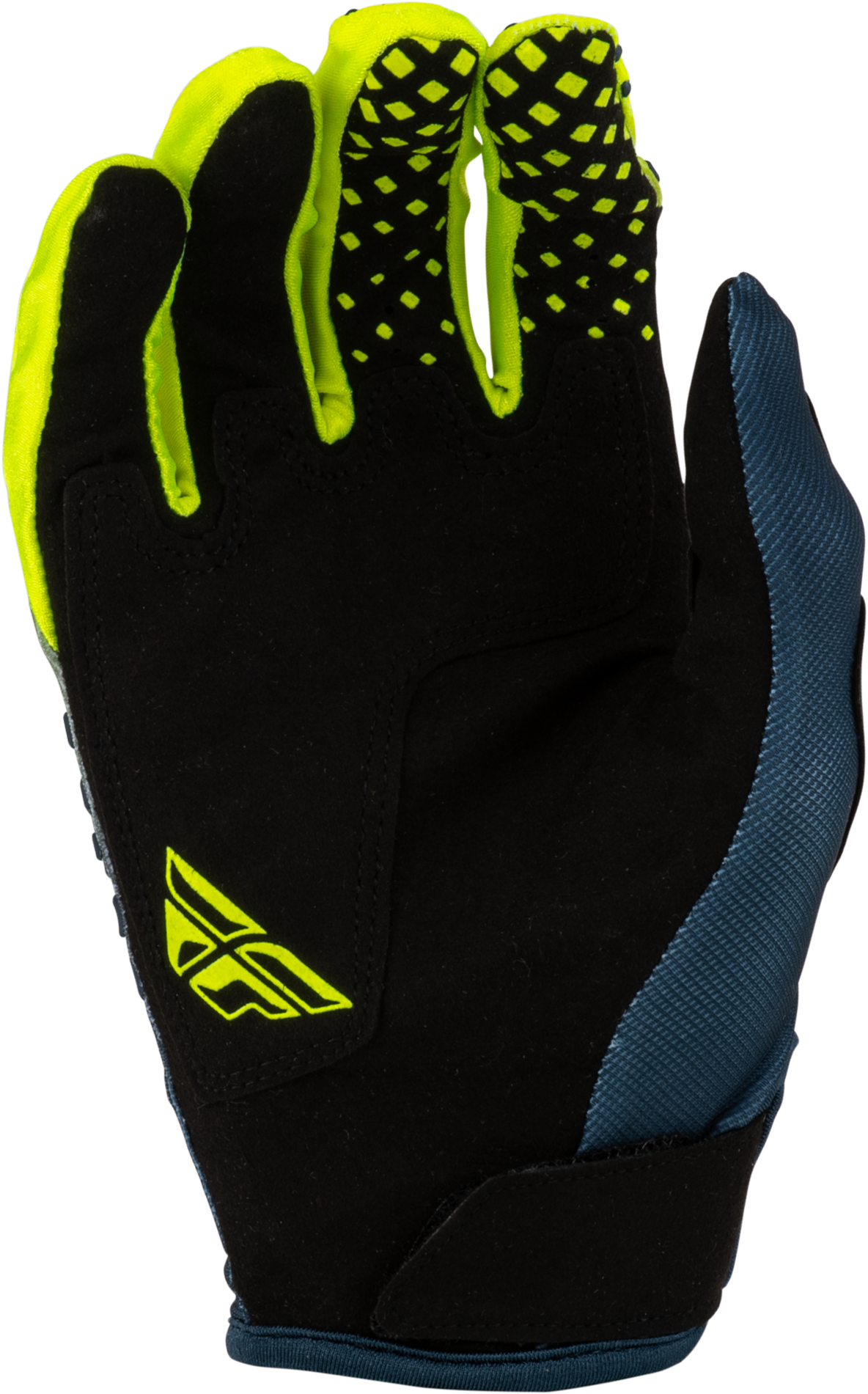Fly MX27 Kinetic Gloves Fade - Navy / Yellow