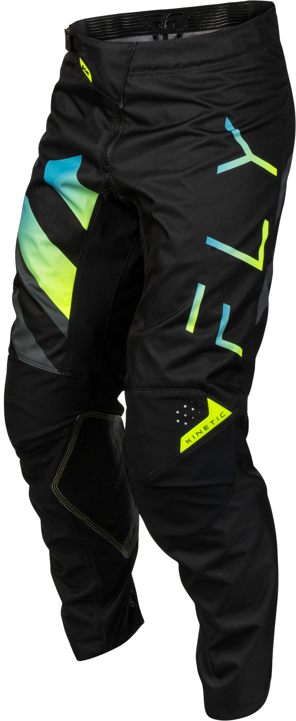 Fly MX27 Kinetic Pants Volt - Black / Grey / Blue