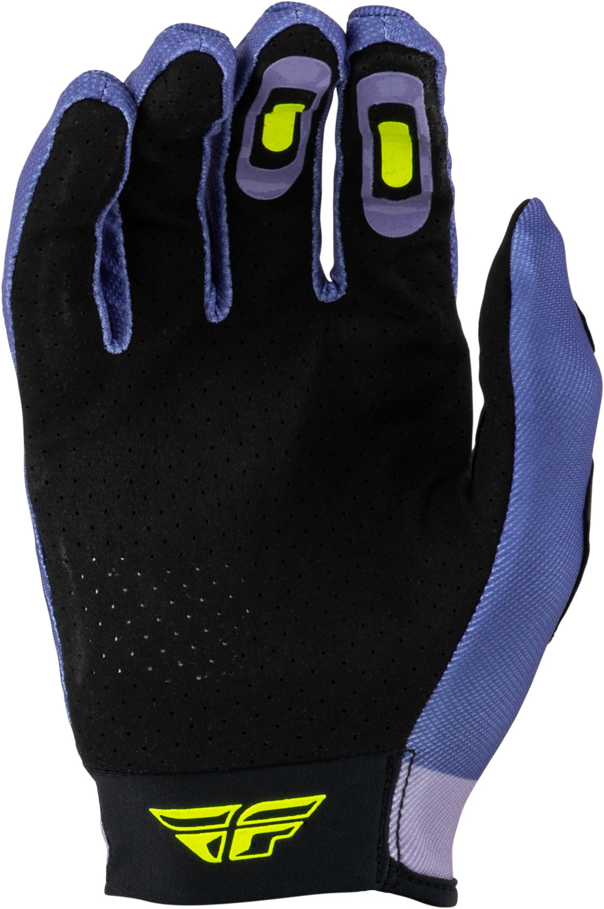 Fly MX27 Women's Lite Gloves Flake - Lavendar / Blue / Yellow