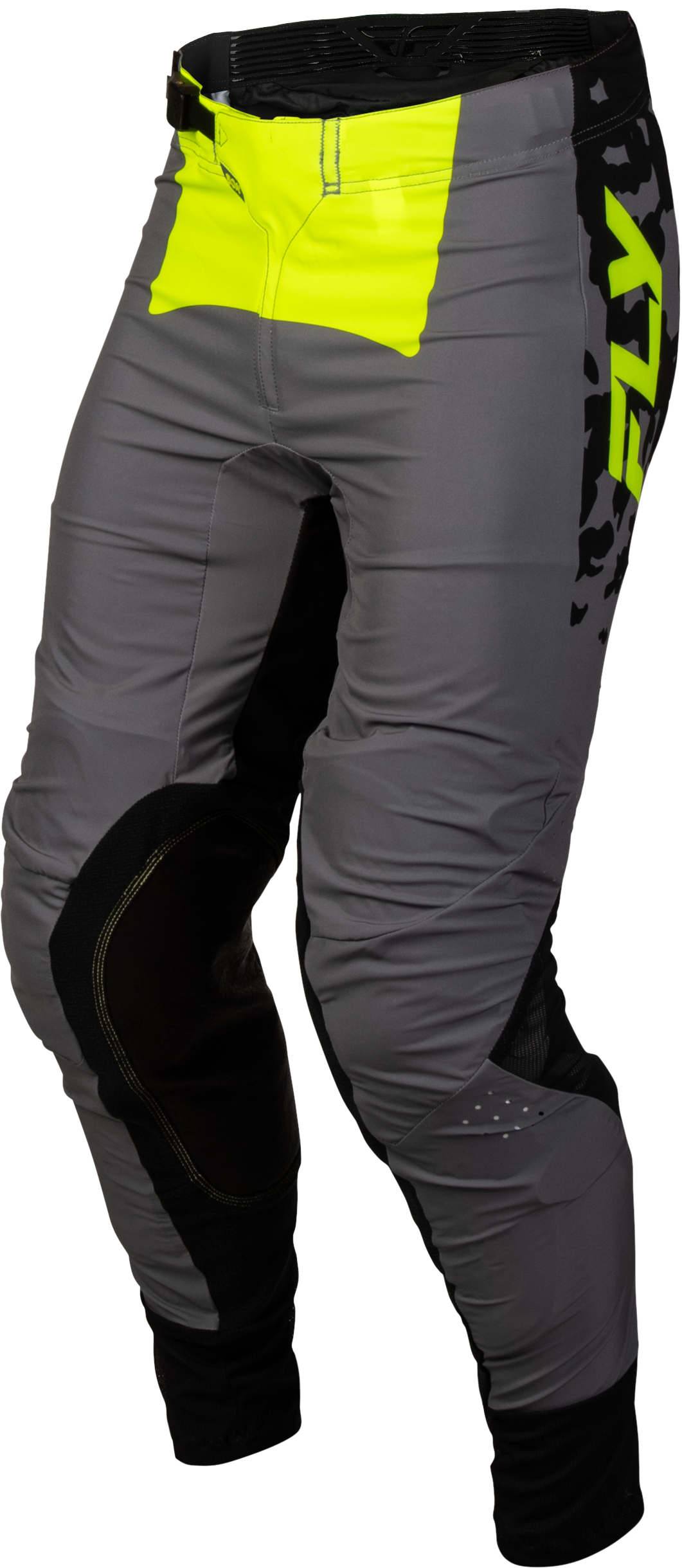 Fly MX27 Lite Pants Flake - Grey / Yellow