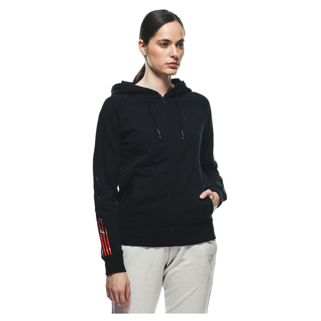 Dainese Logo Women's Hoodie - Black
