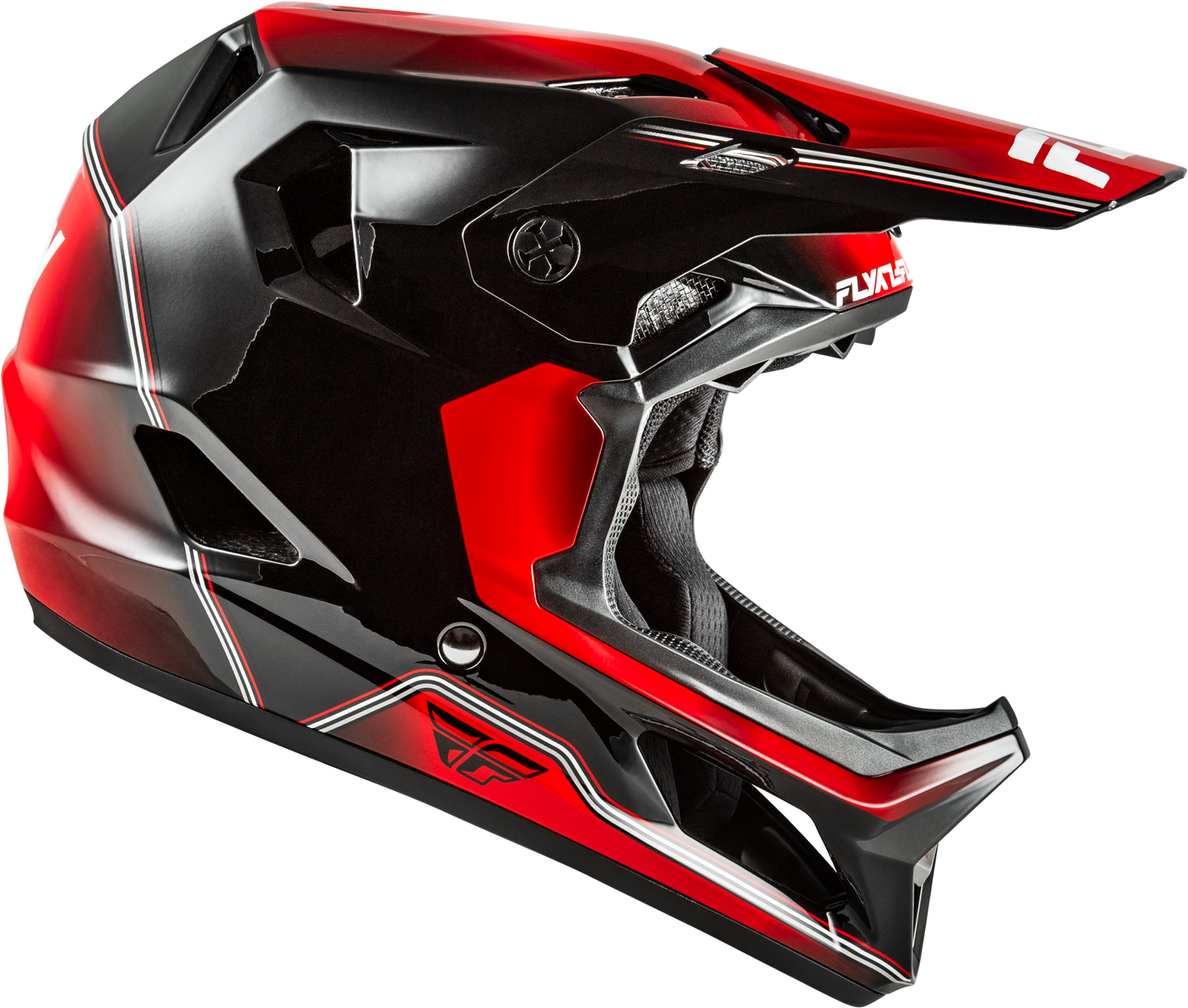 Fly Youth Rayce MTB Helmet - Black / Red