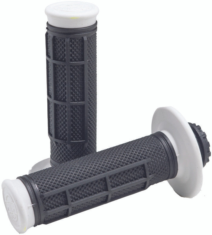 Protaper Pro Clamp-On 1/2 Waffle Grips - Grey / Black