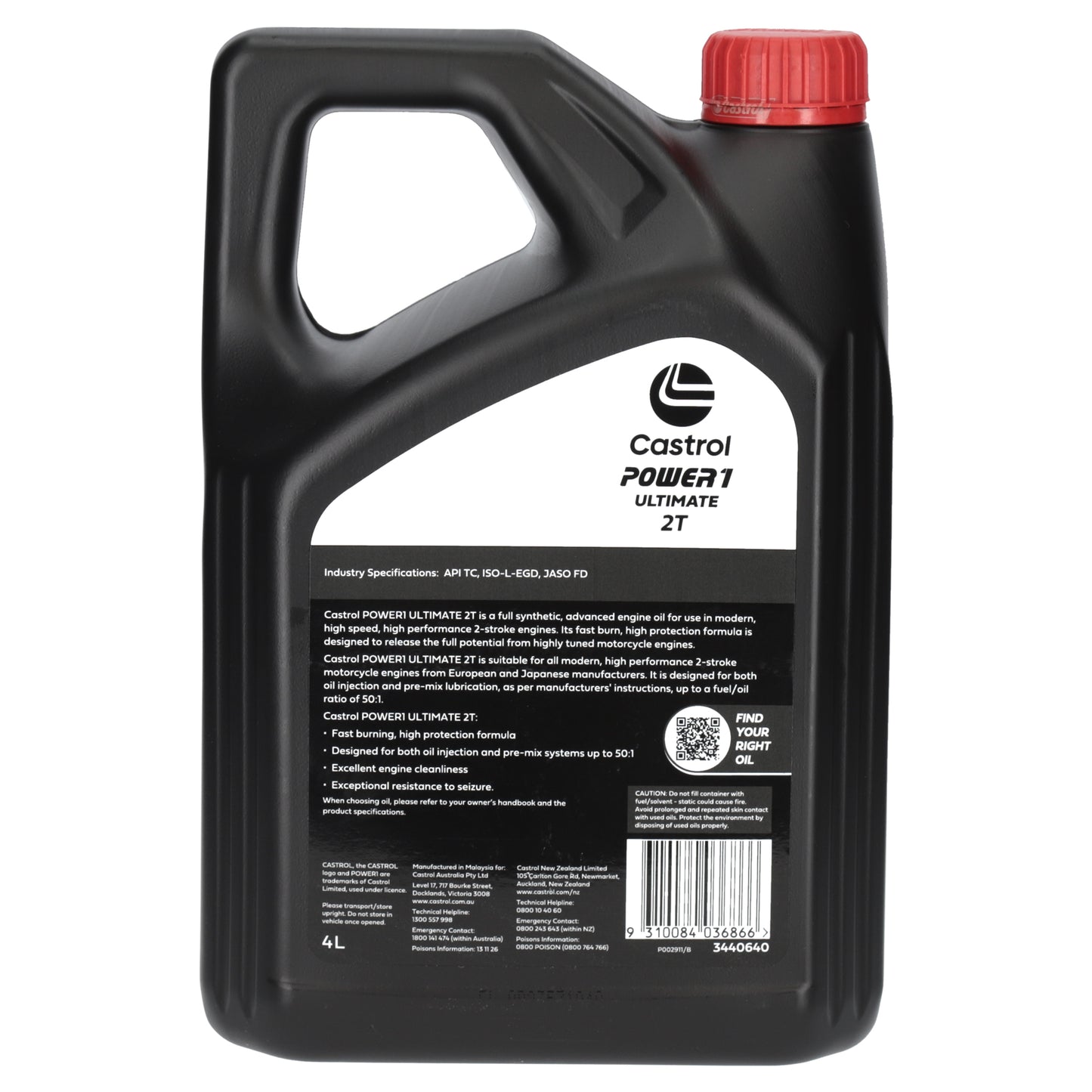 Castrol Power 1 Ultimate 2T - 4L