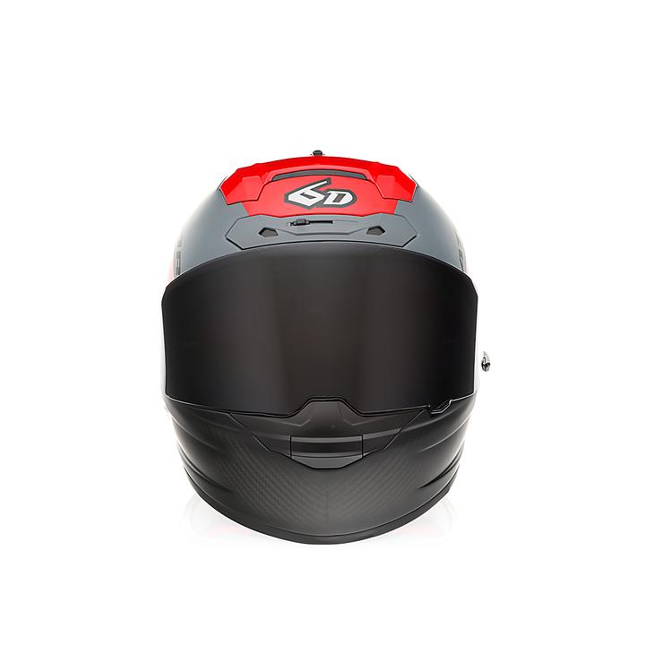 6D ATS-1R Wyman Helmet - Red / Black