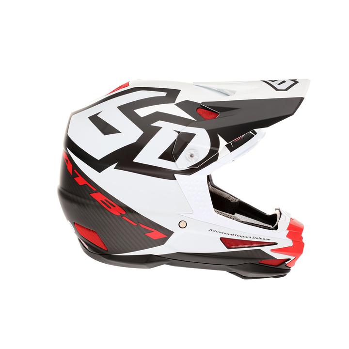 6D ATB-1 Switch MTB Helmet - Red / White / Black
