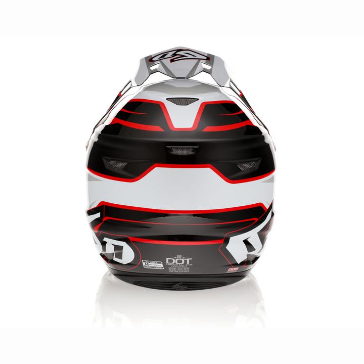 6D ATR-2 Phase Helmet - White / Red