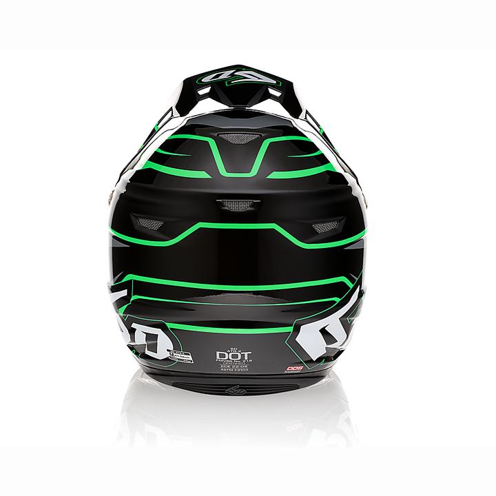 6D ATR-2 Phase Helmet - Black / Green