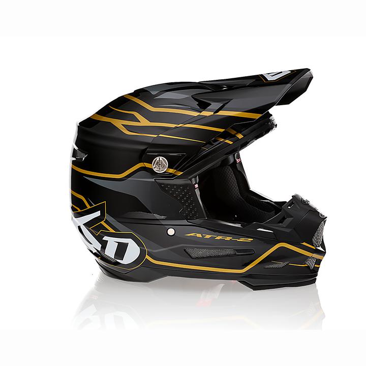 6D ATR-2 Phase Helmet - Black / Gold