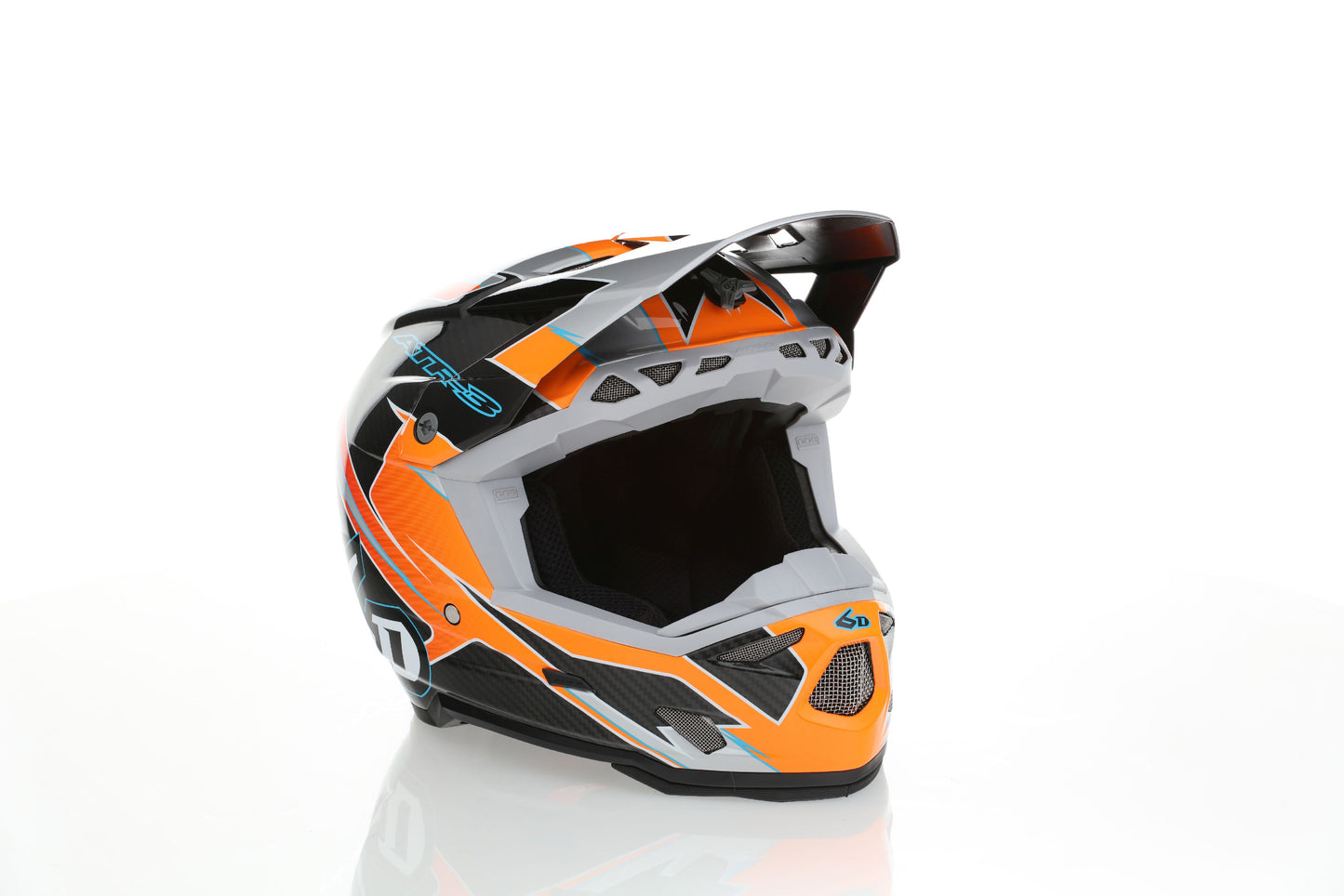 6D ATR-3Y Youth Helmet Reflex - Gloss Neon Orange