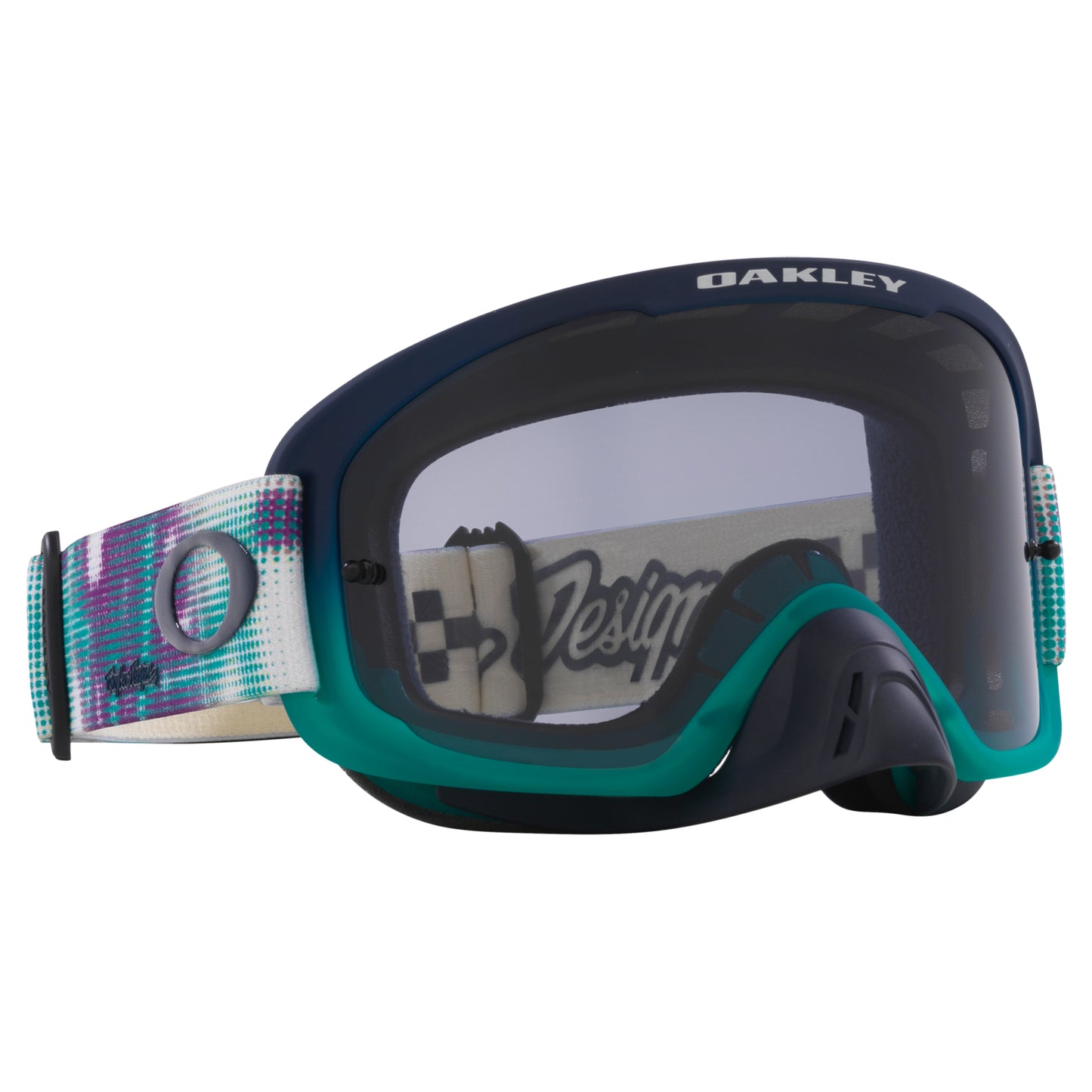Oakley O Frame 2.0 Pro MX Goggles Troy Lee Designs Pixel - Light Grey