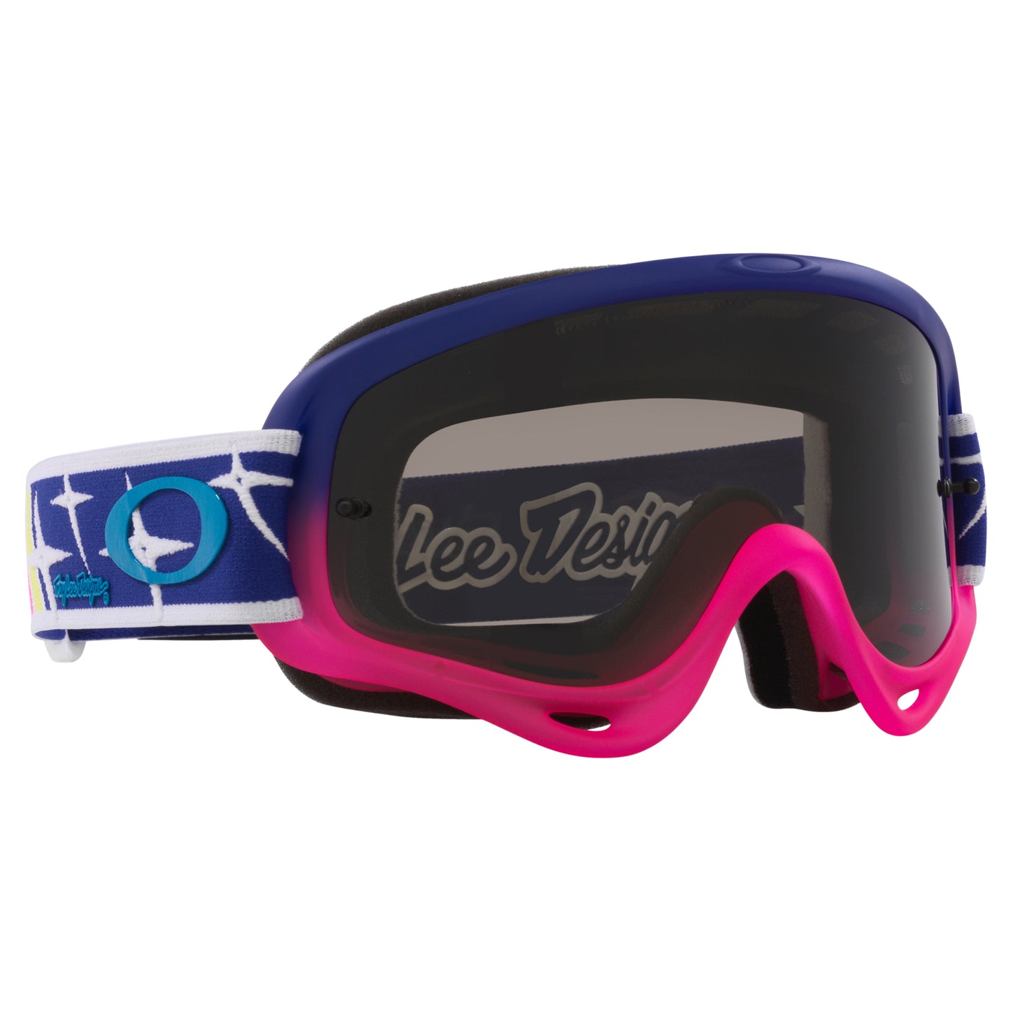 Oakley O Frame MX Goggles Troy Lee Designs Speed Stars - Dark Grey