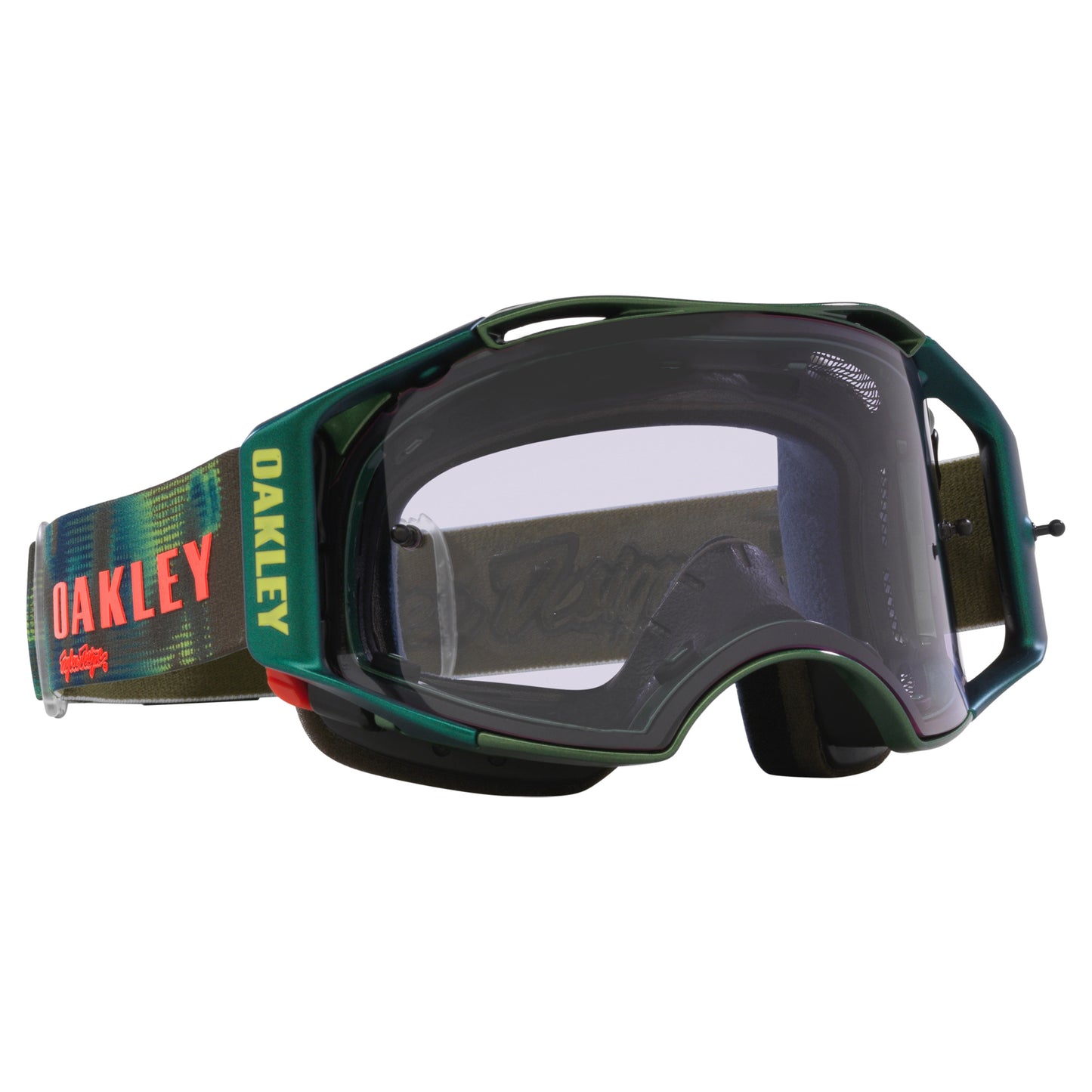 Oakley Airbrake MTB Goggles Troy Lee Designs Pixel - Prizm Low Light