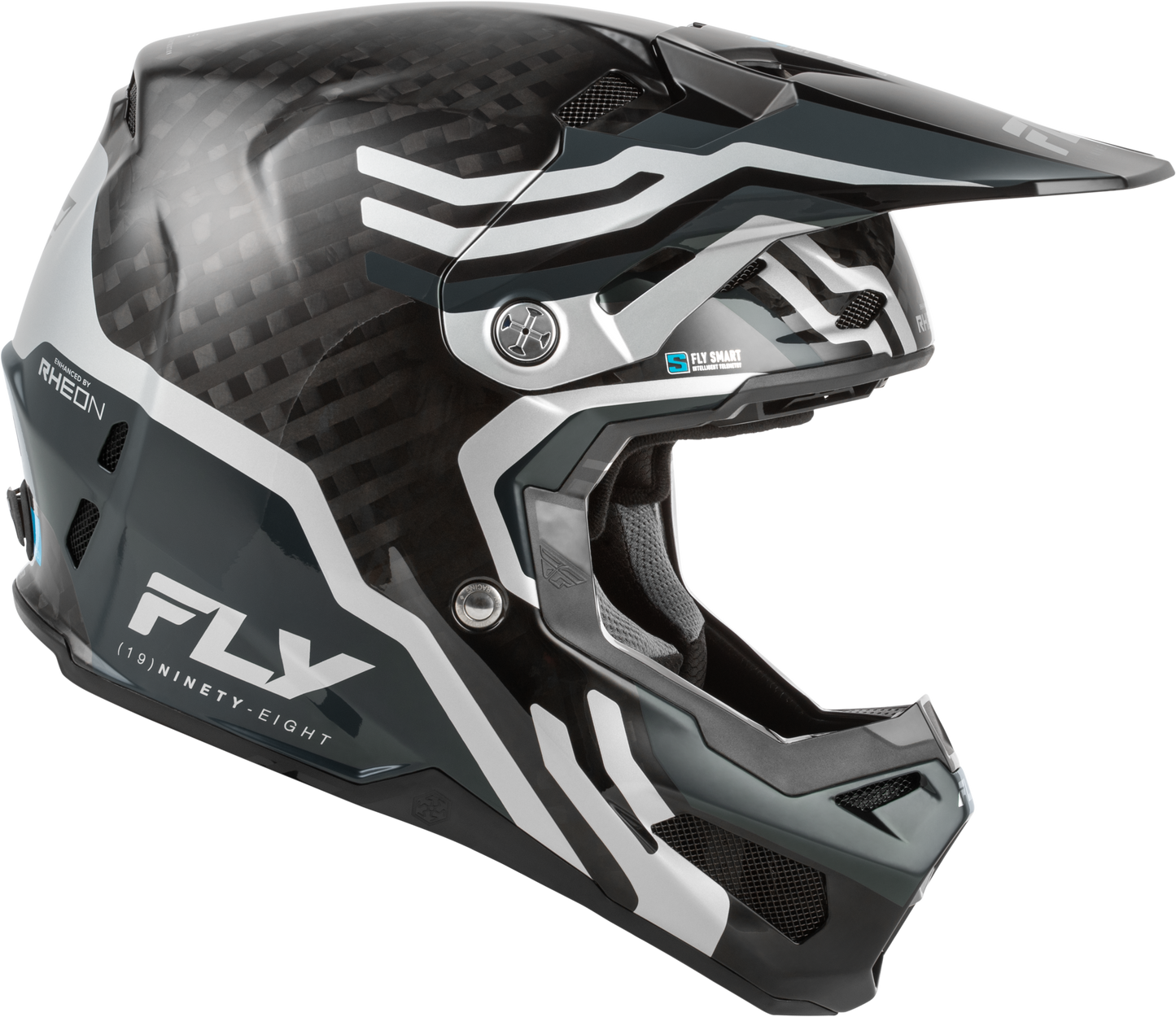 Fly Youth Large Formula S Byte Helmet - Black / Grey
