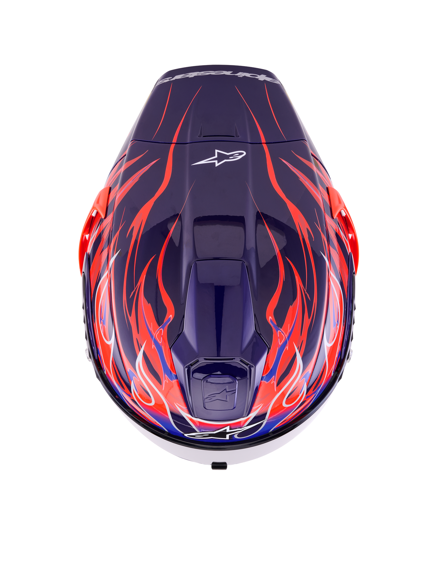 Alpinestars Supertech SR10 Helmet Limited Edition Flyte - Purple / Red