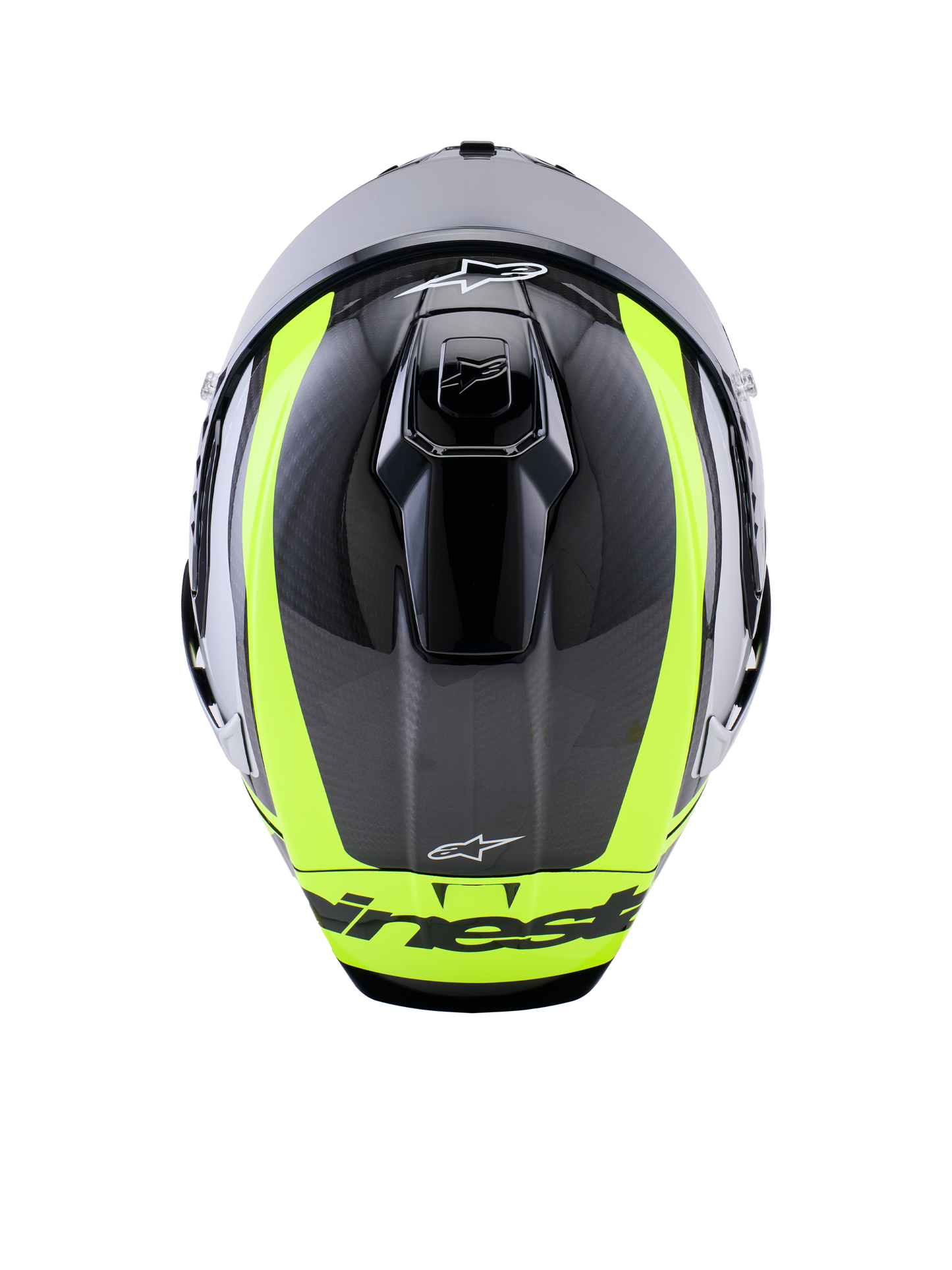 Alpinestars Supertech SR10 Arius Helmet - Black / Fluro Yellow