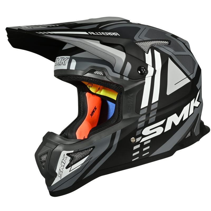 SMK Allterra Helmet X-Sprint - Matt Black / Grey / White MA261