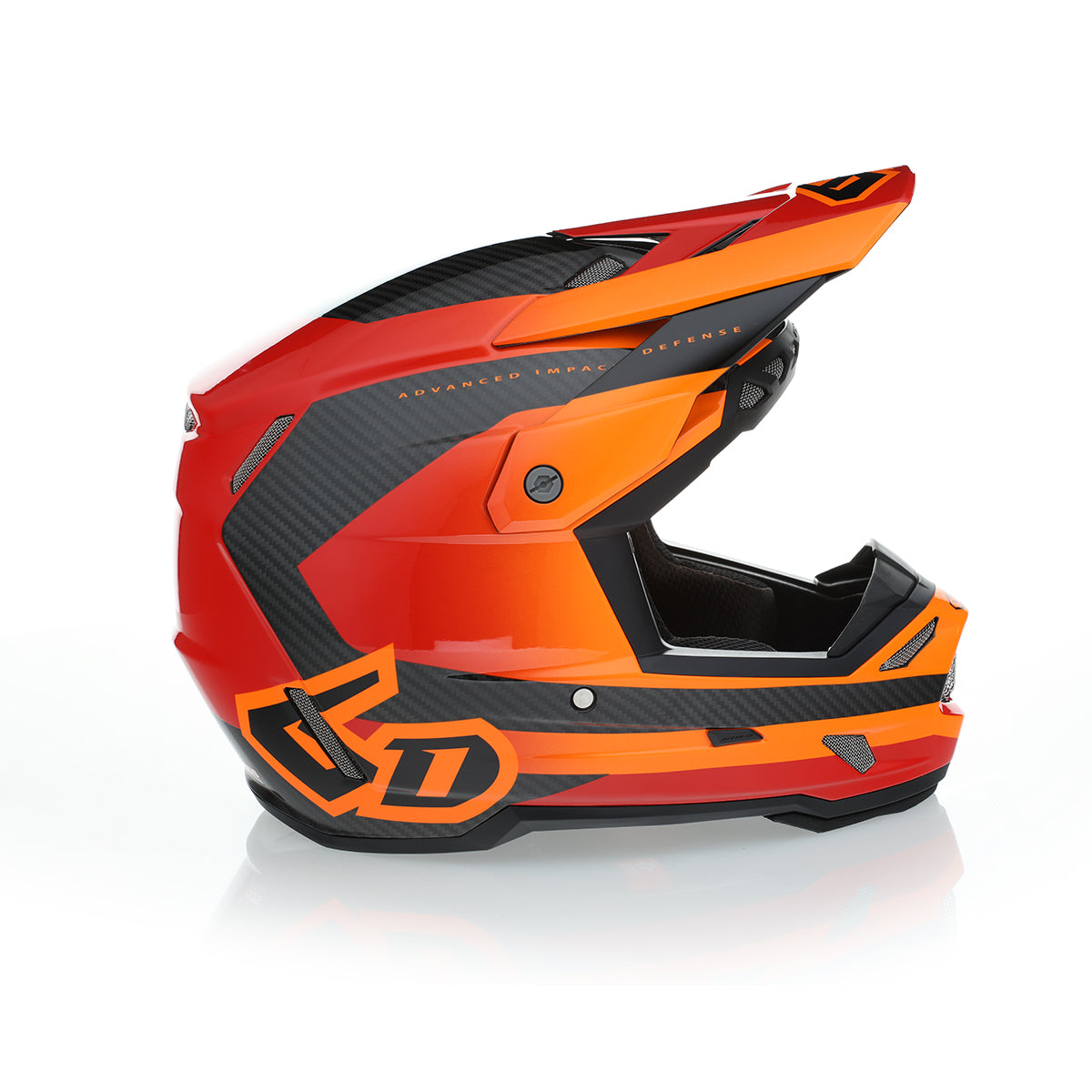 6D ATR-3 Helmet Pure - Gloss Orange