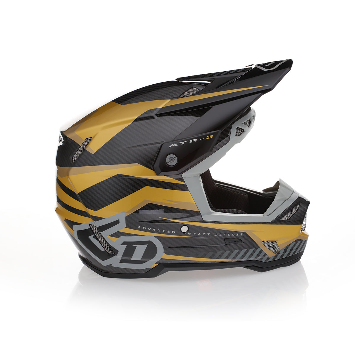 6D ATR-3 Helmet Rival - Gloss Gold