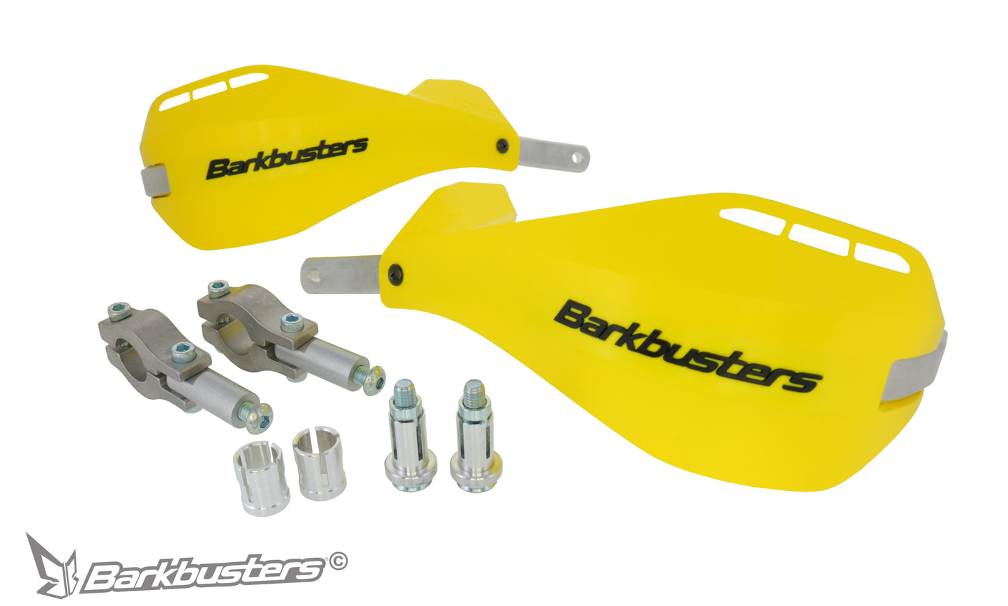 Barkbusters Ego Handguard Two Point Mount (Straight 22mm) Yellow