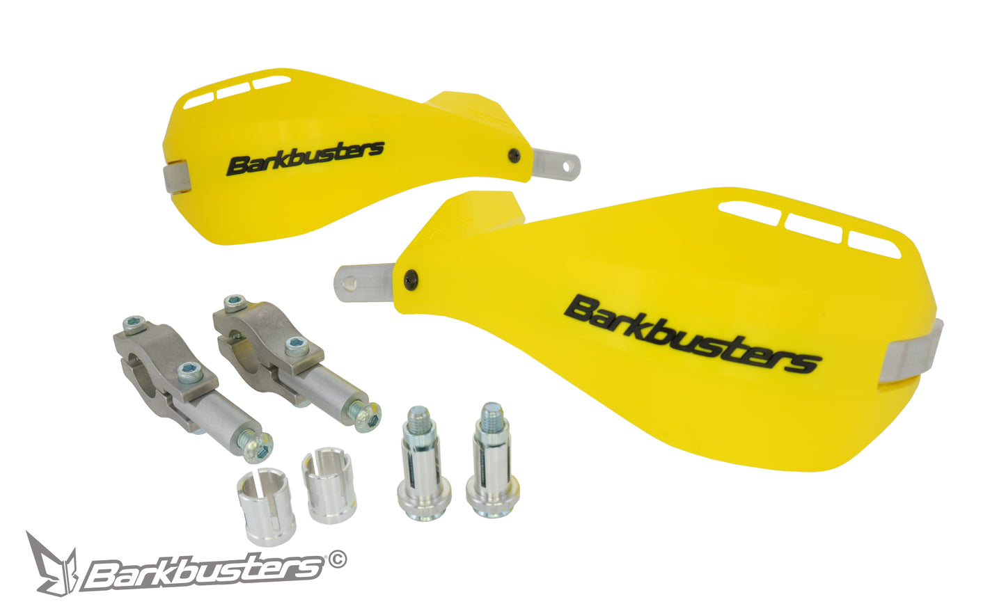 Barkbusters Ego Mini Handguard Two Point Mount (Straight 22mm) Yellow