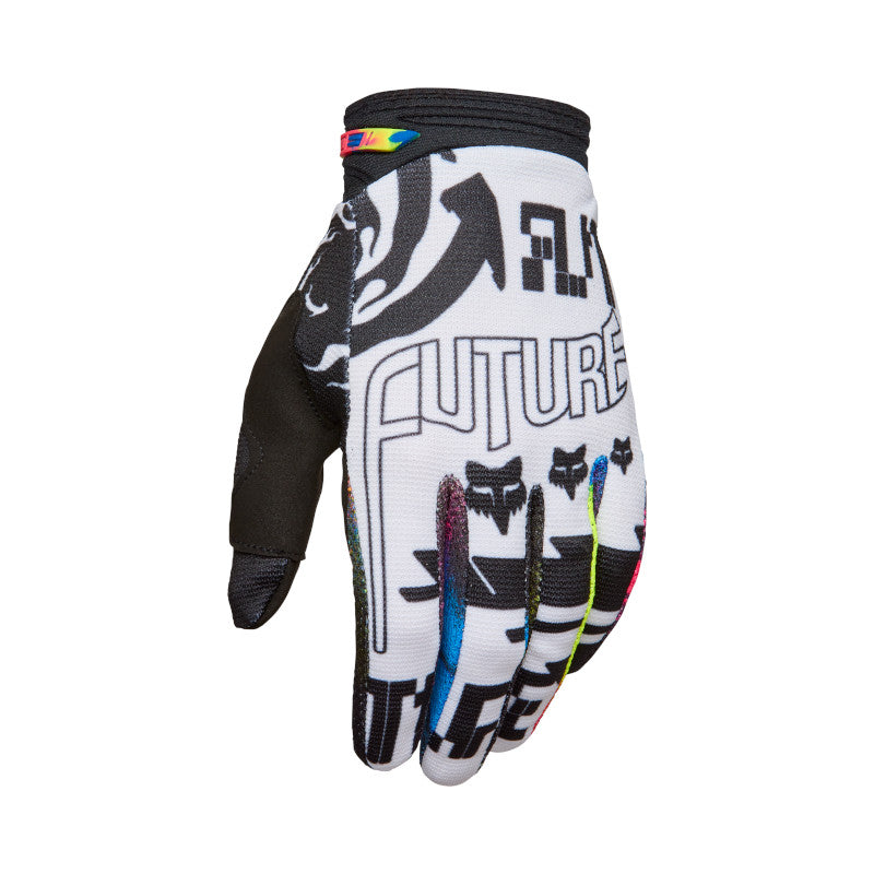 Fox MX26 180 Image Cosmo Gloves - White / Black