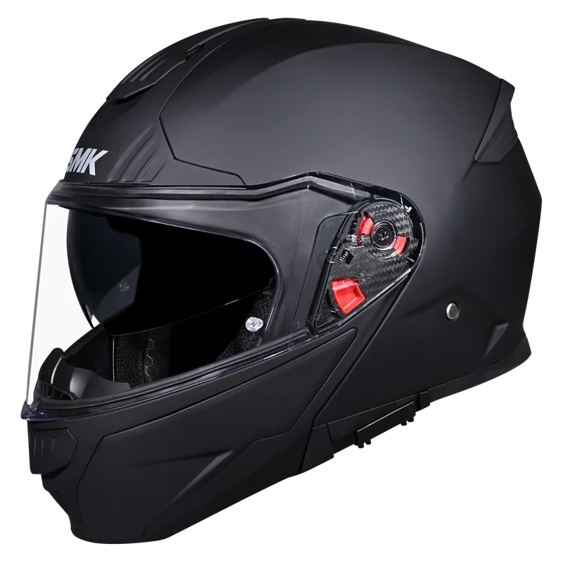 SMK Gullwing Modular Helmet - Black GL200