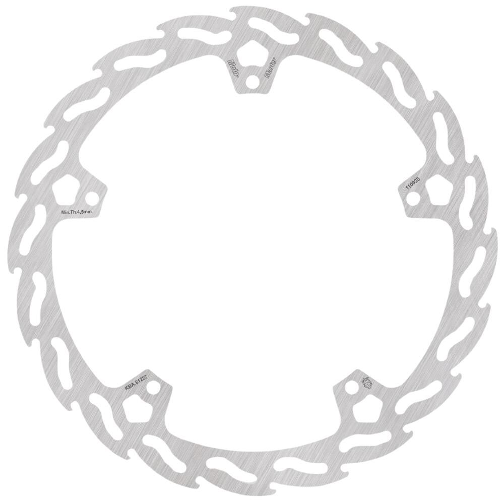 Moto-Master Streetbike Right Front Flame Fixed Disc