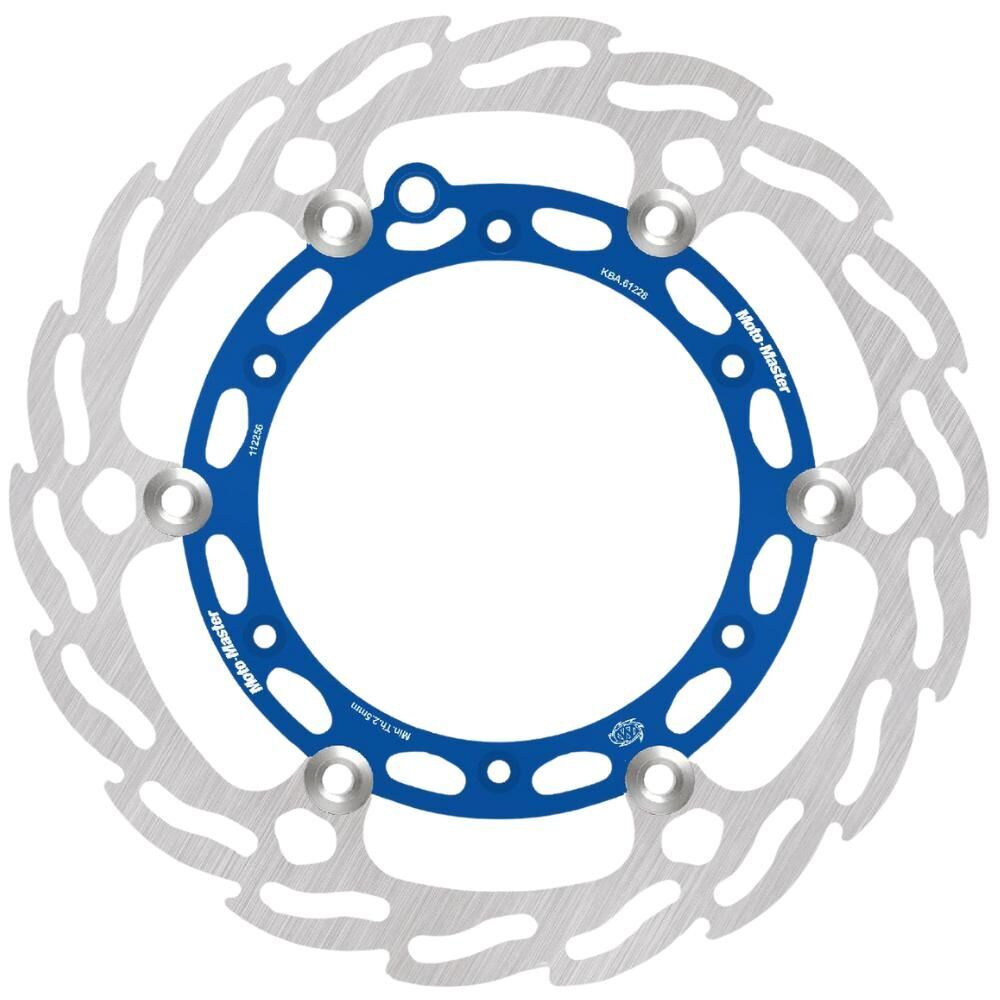 Moto-Master 260mm Front Flame Floating Disc - Blue