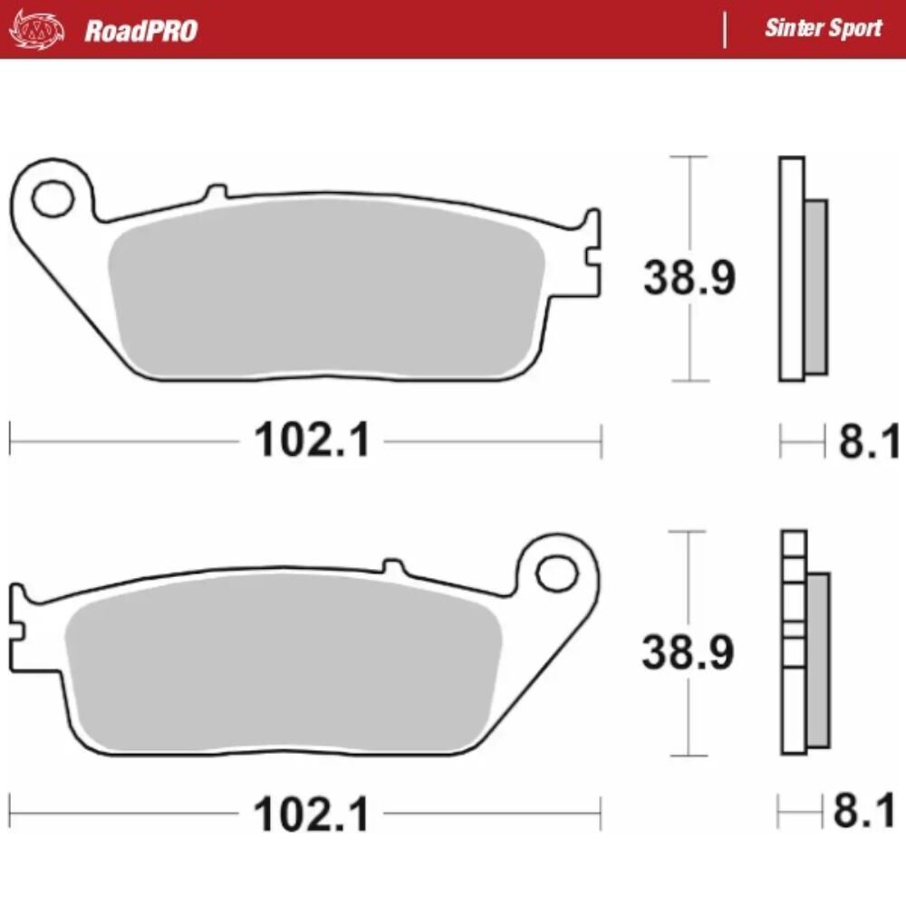 Moto-Master Sinter Sport - Front Brake Pads (MM-402505)
