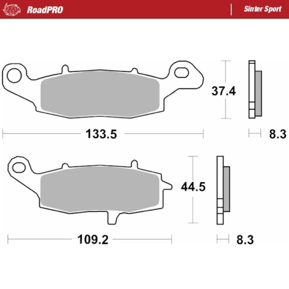 Moto-Master Sinter Sport - Front Brake Pads (MM-404205)