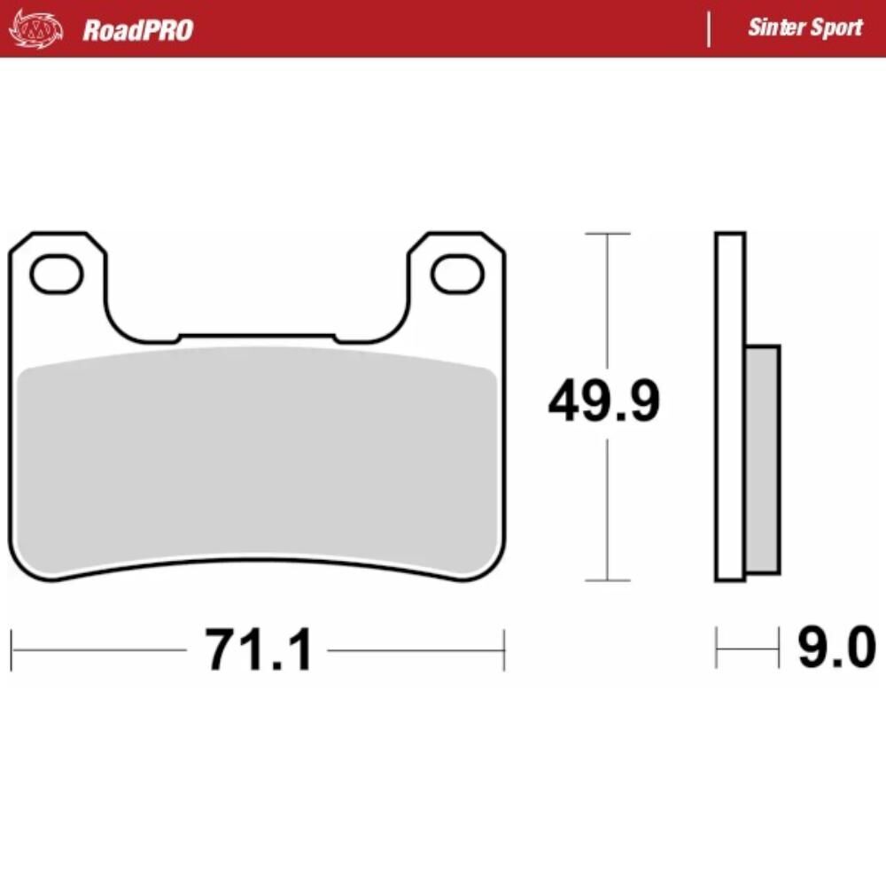 Moto-Master Sinter Sport - Front Brake Pads (MM-406305)
