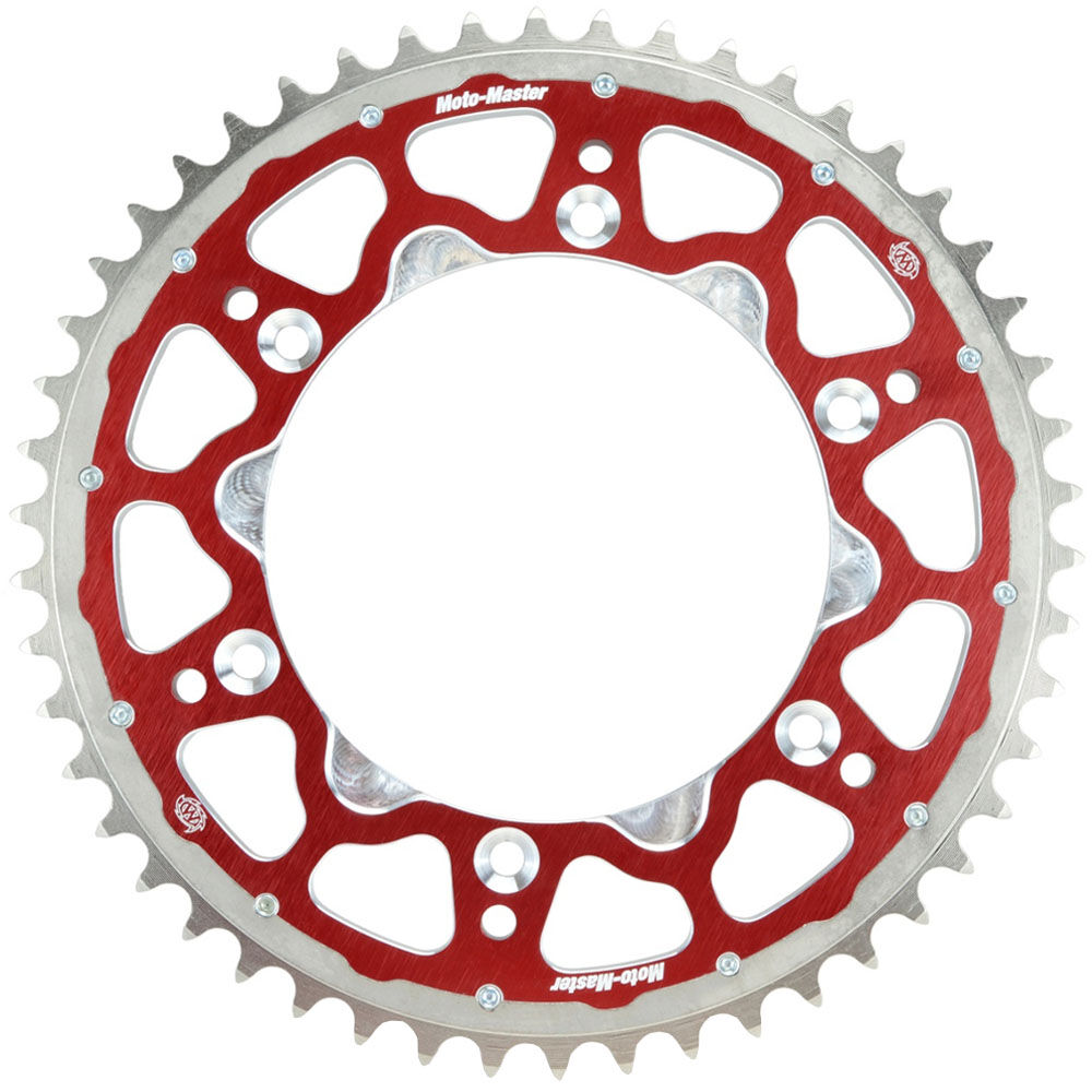 Moto-Master Fusion Dual Ring Rear Sprocket - Red