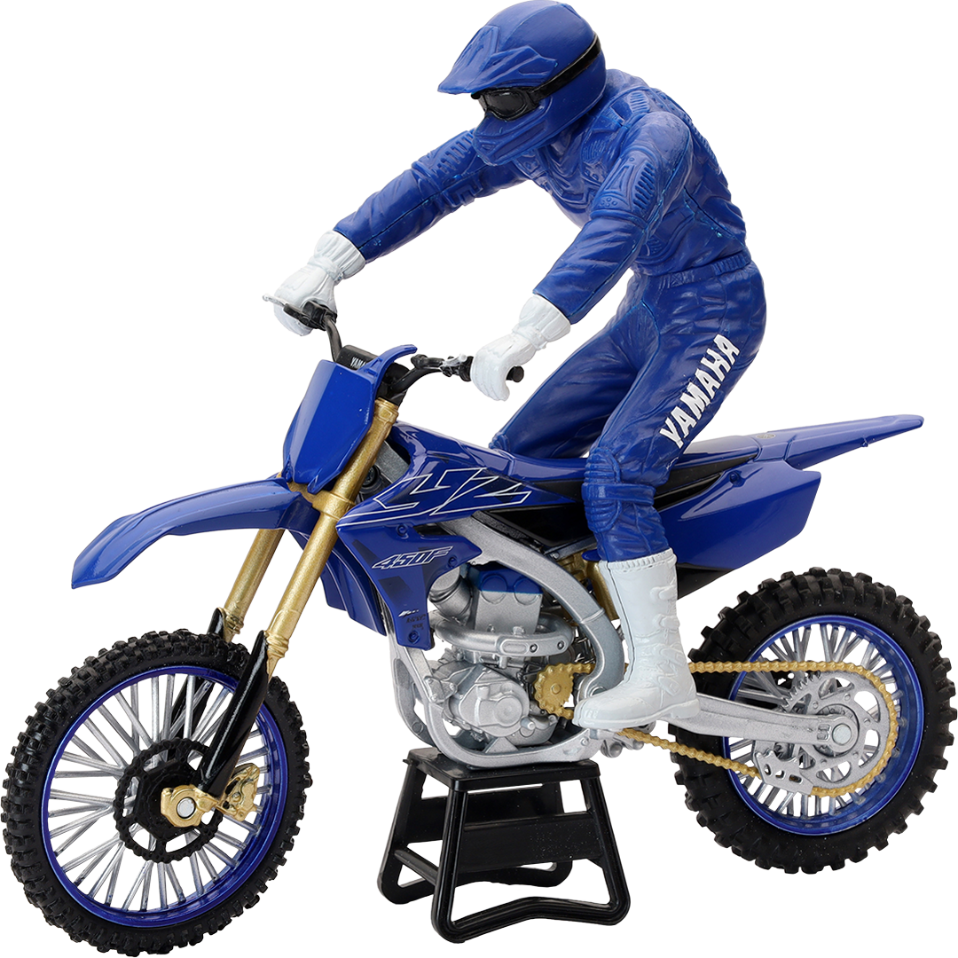 NewRay Toy Model Yamaha YZ450F With Rider (1:12 scale)