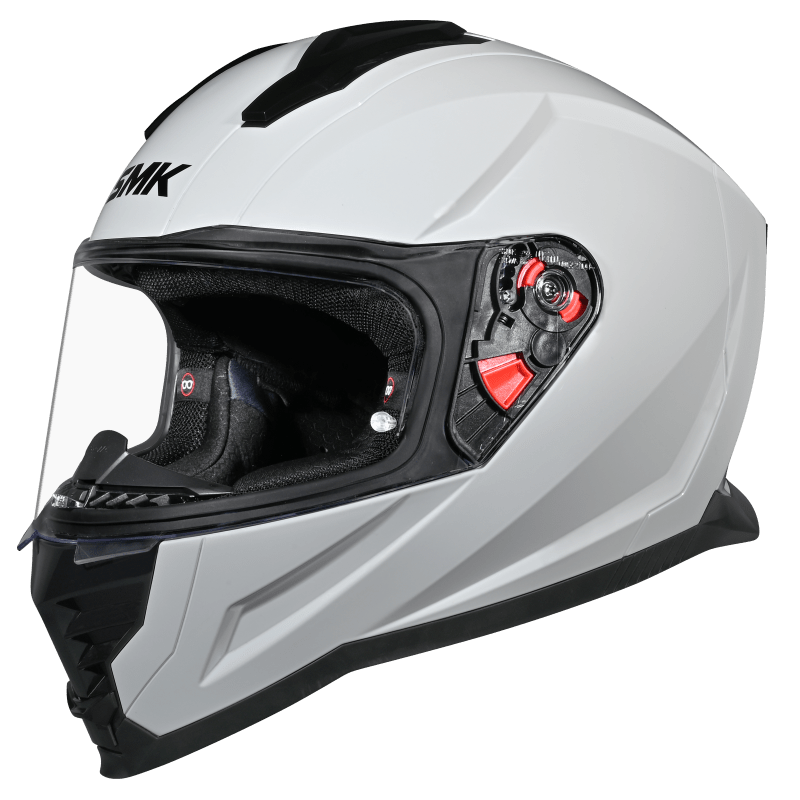 SMK Nova Helmet - White GL100