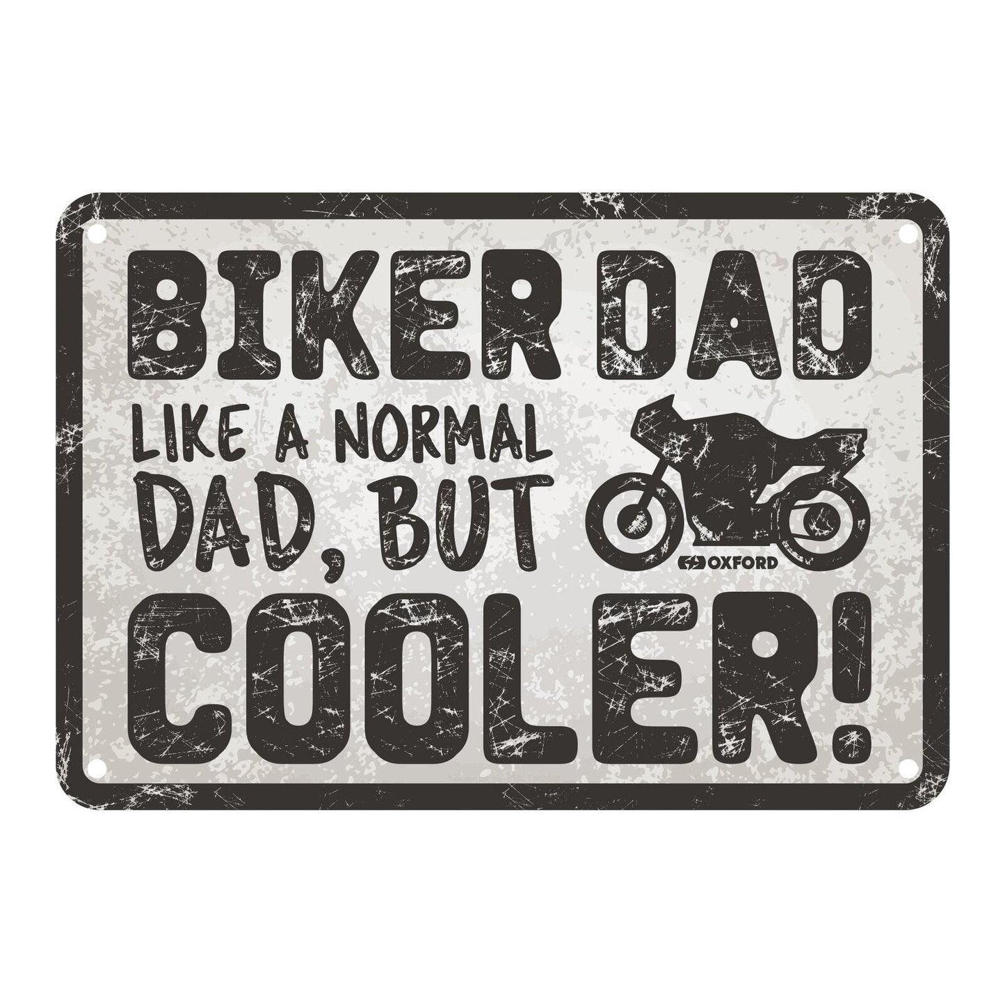 Oxford Metal Sign Biker Dad