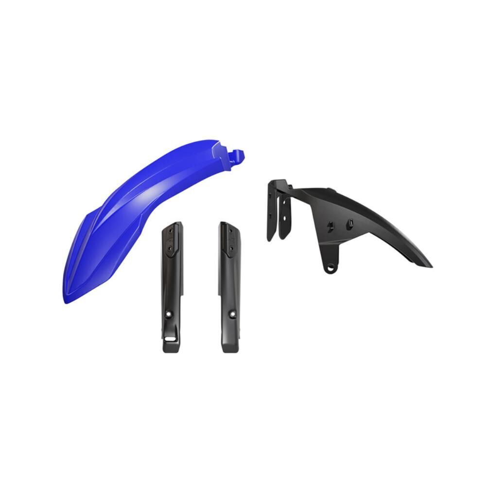 Rtech Front Fender & Fork Guard Kit - Blue / Black