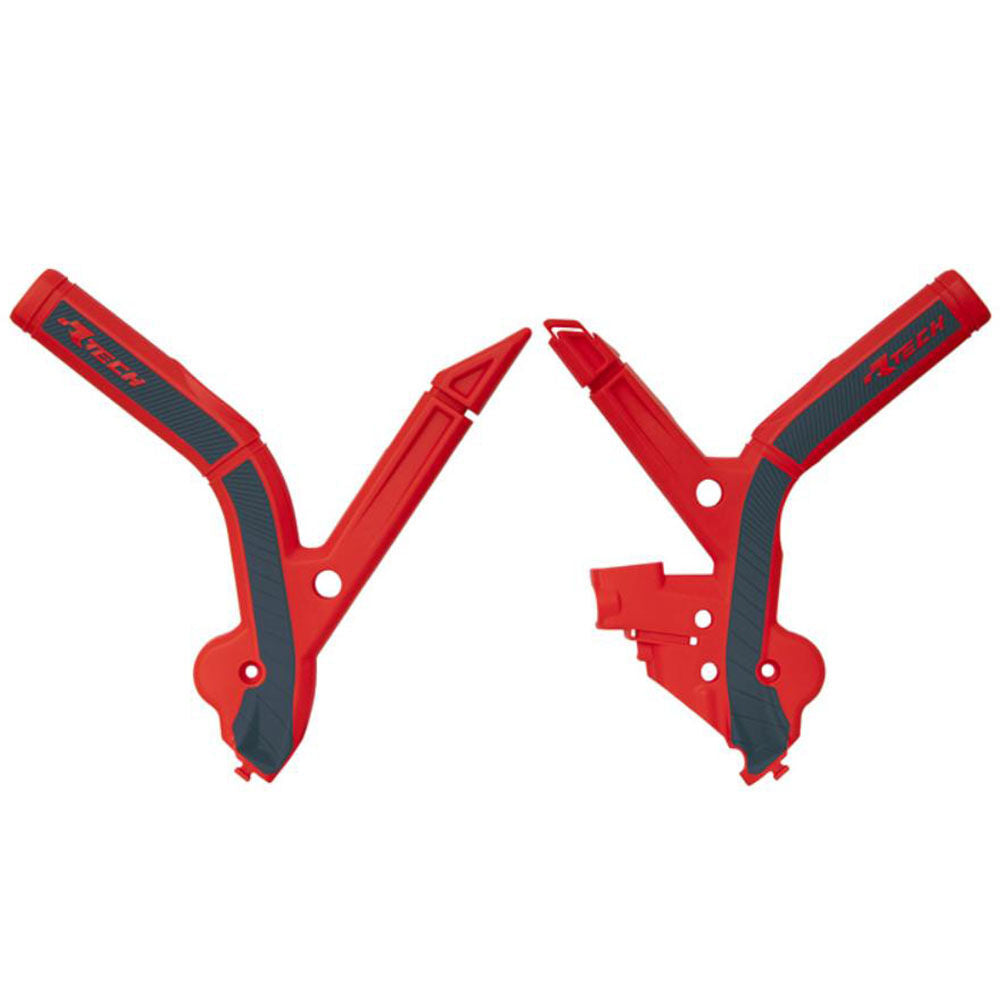 Rtech Frame Protectors - Red / Black