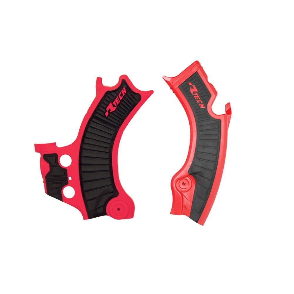 Rtech Frame Protectors - Red / Black